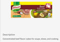 Knorr cubes beef