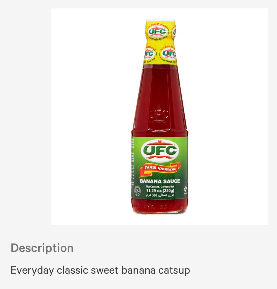 UFC banana ketchup Regular