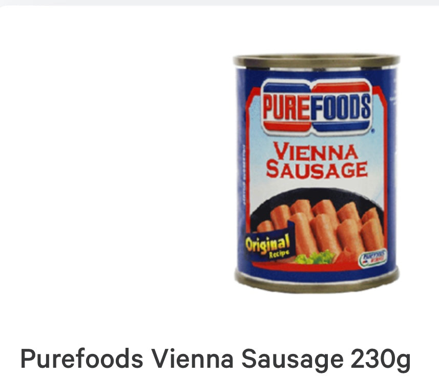 Pure foods Vienna sausage