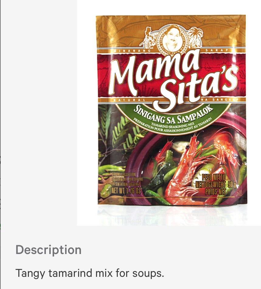 Mama Sita’s Sinigang sa Sampalok