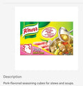Knorr Cubes Pork